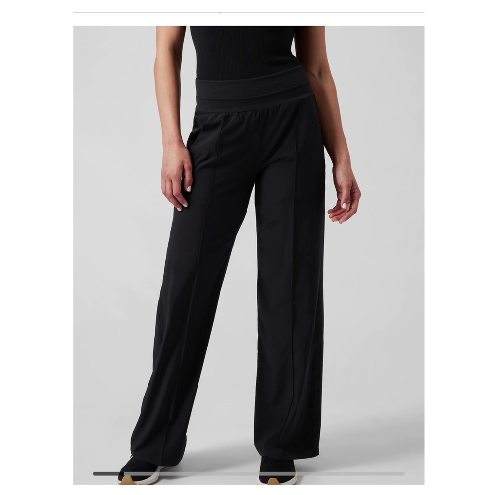 Athleta Nolita Wide Leg // Black #657665